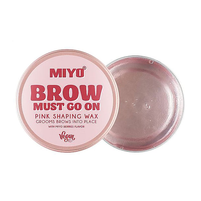 Віск для брів Miyo Brow Must Go On Pink Shaping Wax, 30 г